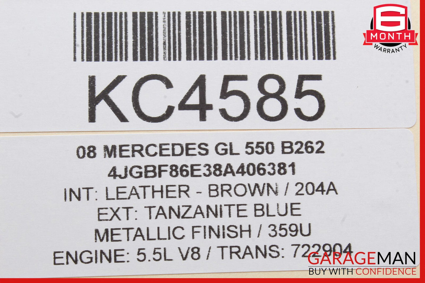 06-12 Mercedes X164 GL450 GL350 ML350 ML550 Keyless Go Control Module Unit OEM