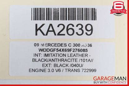08-11 Mercedes W204 C300 C250 Front Left Driver Side Exterior Door Handle OEM