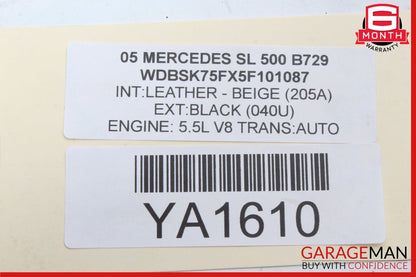 03-08 Mercedes R230 SL500 SL550 Door Audio Speaker Bose Left Driver Side OEM