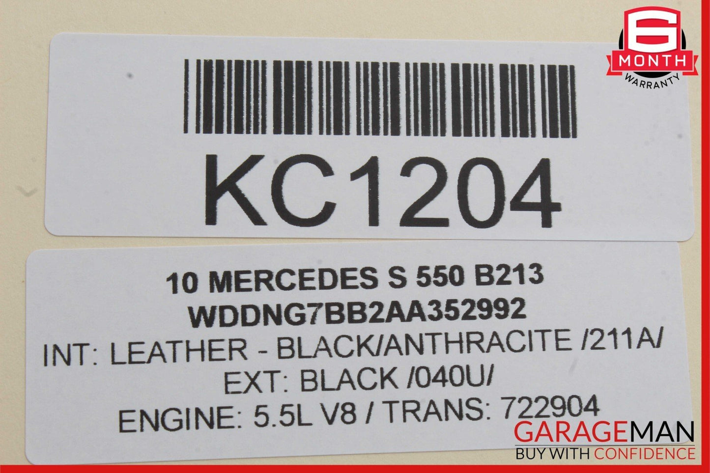 07-13 Mercedes W221 S550 S350 Trunk Lid Locking Hydraulic Pull Down Pump Set