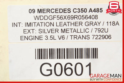 07-09 Mercedes W204 C350 S550 Sirius Satellite Radio Module Receiver DL 7039 OEM