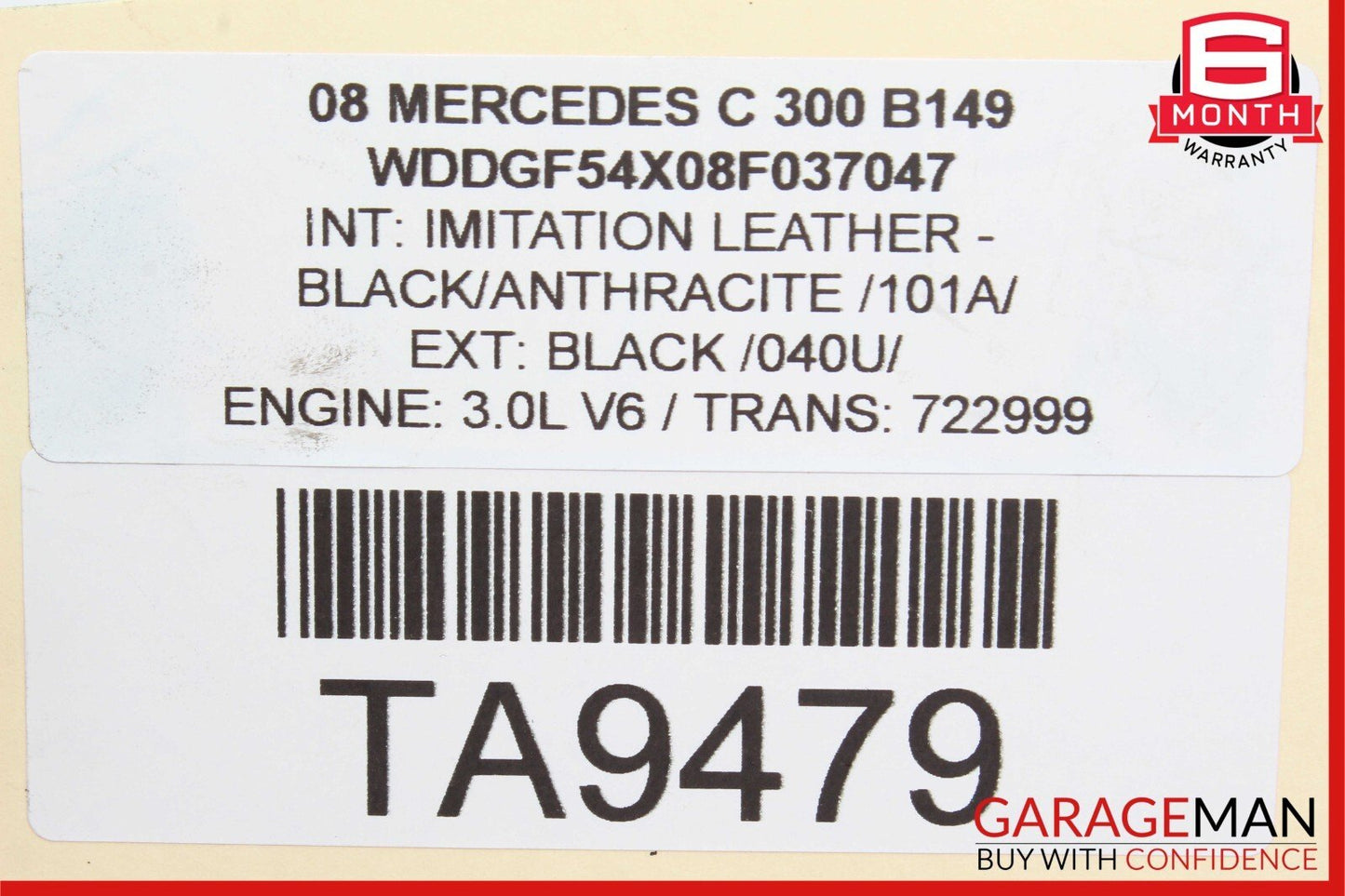 Mercedes C300 C230 E350 Front Left Side Engine Timing Chain Cover Plate
