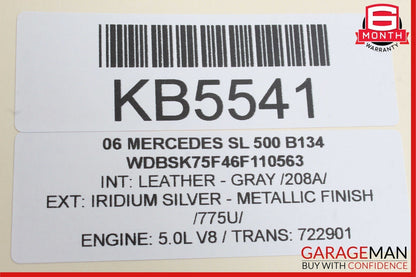 03-06 Mercedes R230 SL500 SL55 SL65 AMG Park Parking Assist Control Module OEM