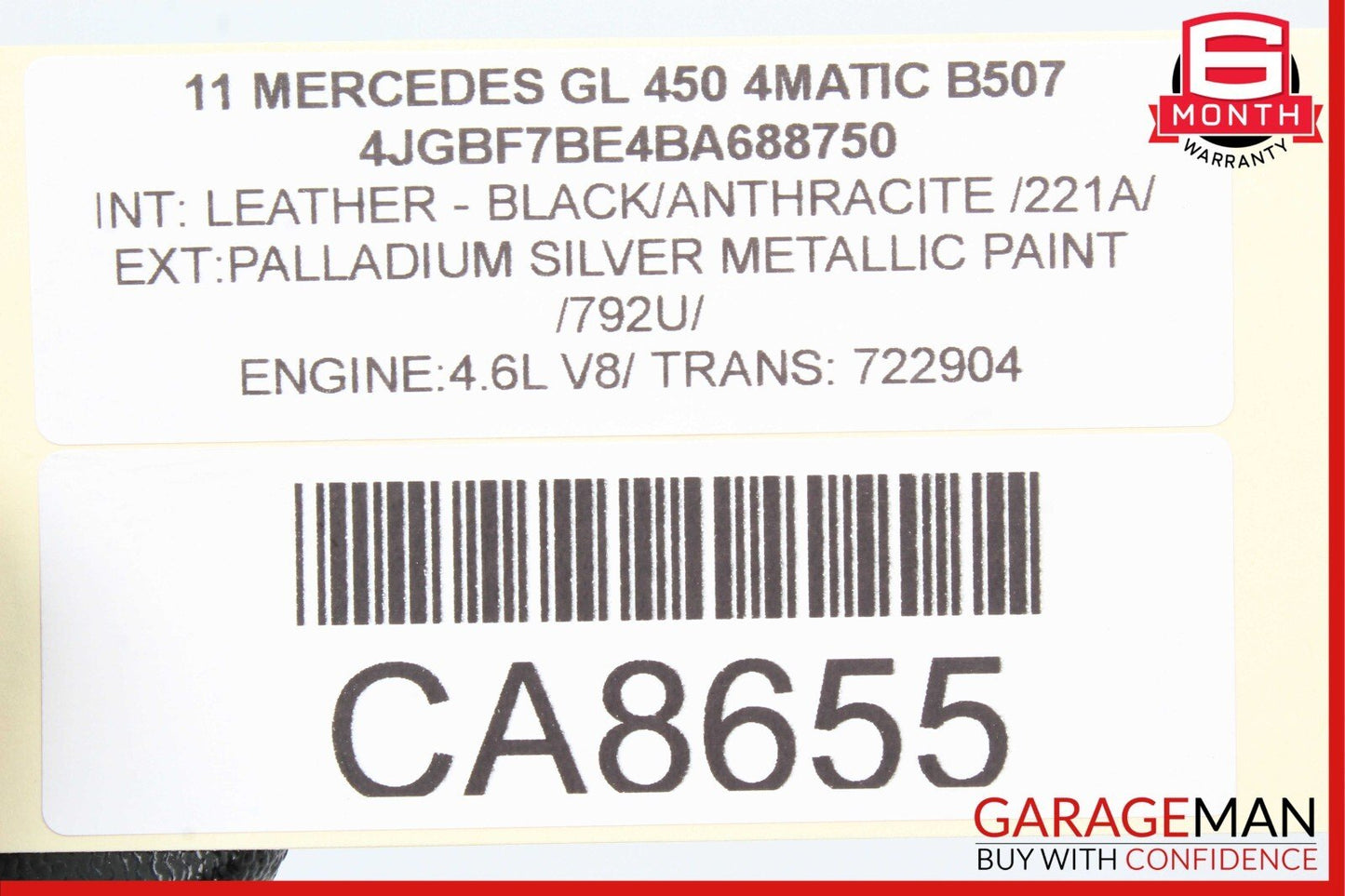 06-13 Mercedes X164 GL450 R350 Front Left Driver Side Window Regulator Motor OEM