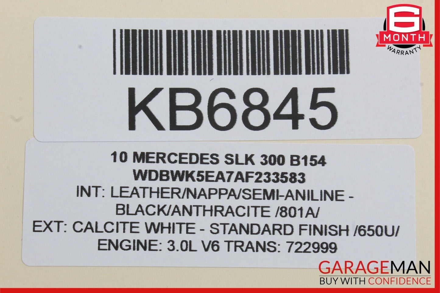 05-11 Mercedes R171 SLK300 SLK350 Left Driver Side Door Lock Latch Actuator OEM