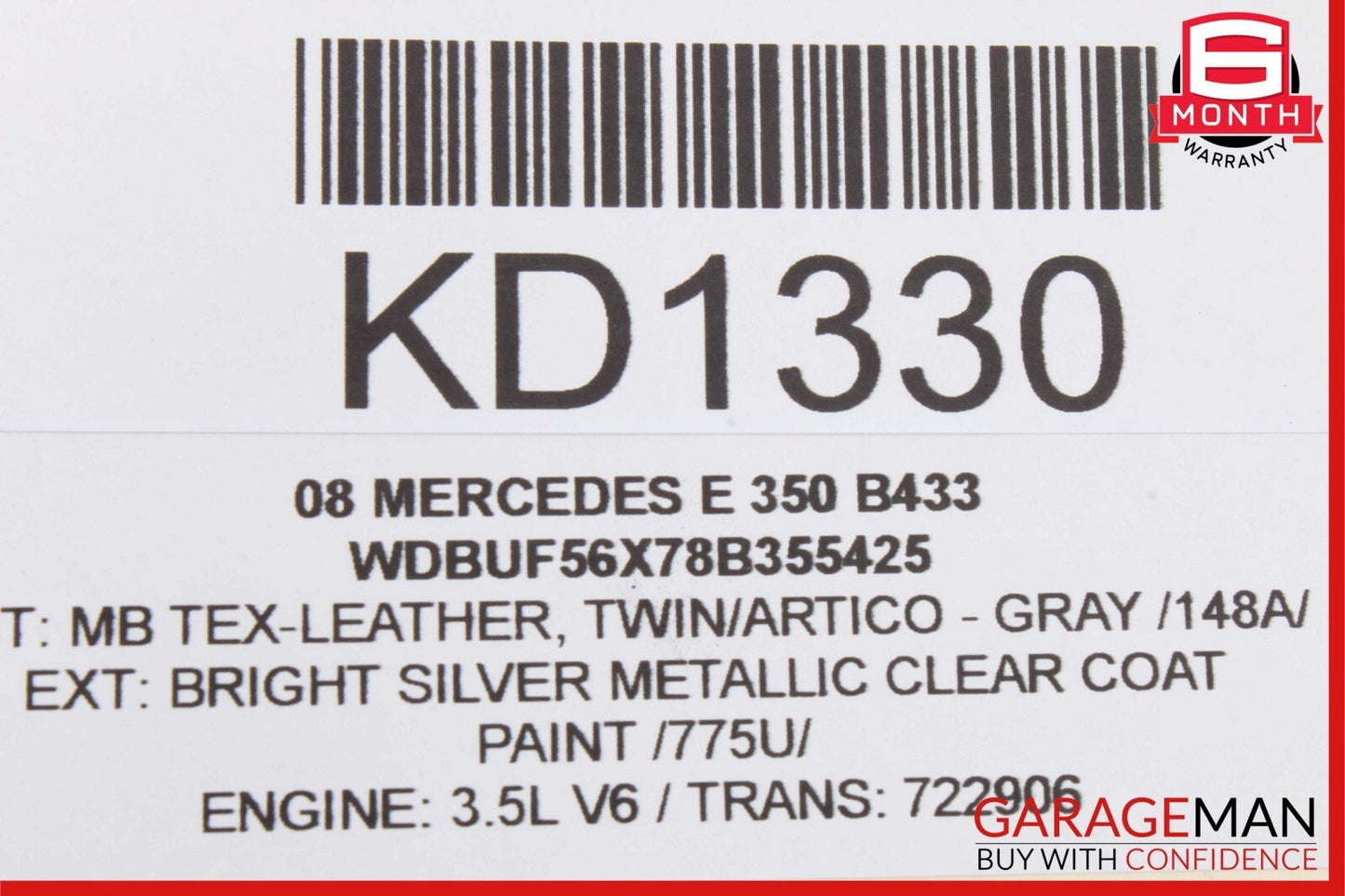 03-09 Mercedes W211 E350 Front Left Driver Side Door Lock Latch Actuator OEM