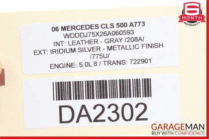 03-09 Mercedes W219 CLS500 E550 Air Suspension Control Switch 2118217158 OEM