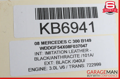 05-13 Mercedes W204 C300 Front Left Side Engine Timing Chain Cover Plate OEM