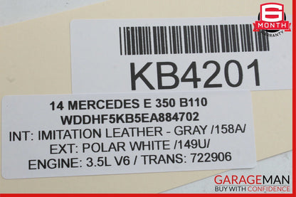 08-17 Mercedes W212 E350 Trunk Lid Latch Lock Actuator w/ Cylinder Lock Latch