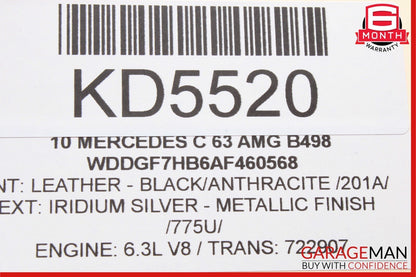 08-16 Mercedes E350 GLK350 E400 C63 Rear Right Door Window Regulator Motor Unit