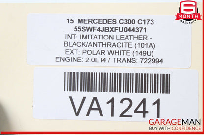 15-18 Mercedes W205 C300 C400 Ignition Switch Module w/ Key 2059006713 OEM