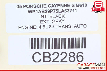 03-06 Porsche Cayenne S 955 Front Left Side Lower Dash Knee Trim Cover Panel OEM