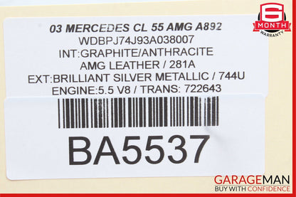 00-06 Mercedes W215 CL55 AMG ML500 Voice Phone Communication Control Module OEM