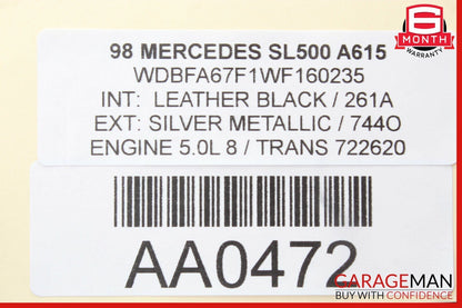 90-02 Mercedes R129 SL500 SL600 Telephone Phone Control Module OEM
