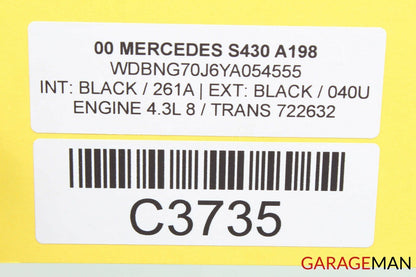 00-06 Mercedes W220 S430 Phone Antenna Communication Control Module SYN0234A OEM