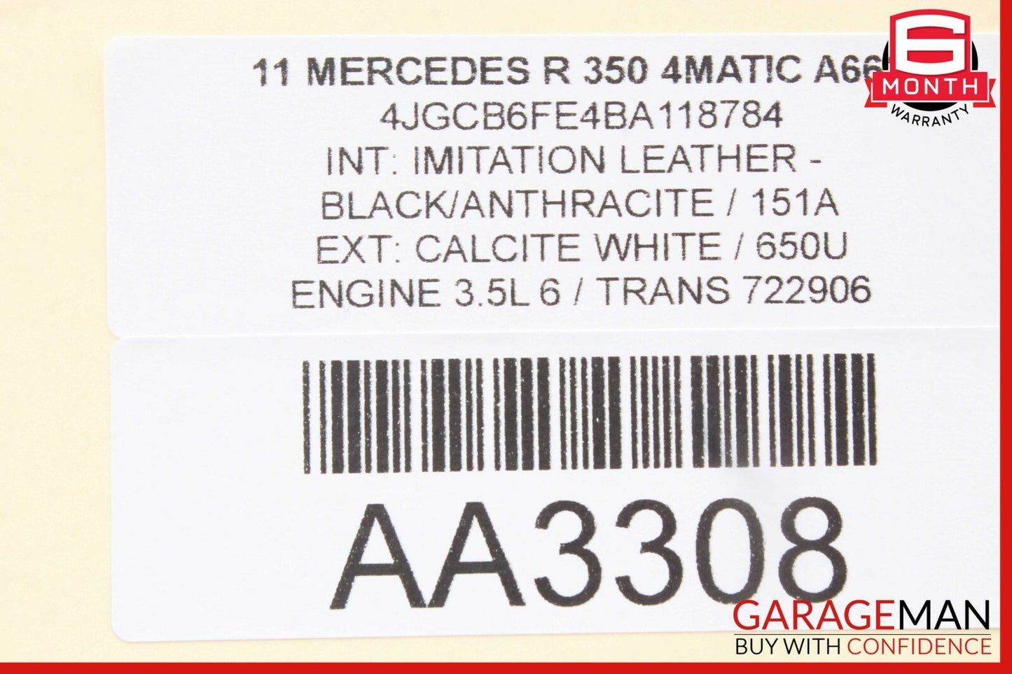10-13 Mercedes W251 R350 Front Left Side Bumper Fog Light Lamp OEM