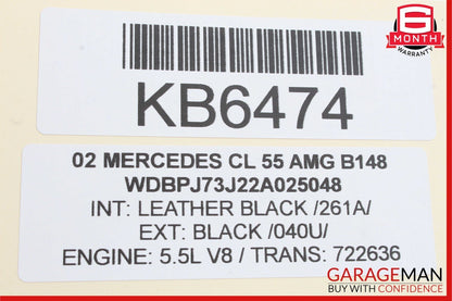 98-05  Mercedes W215 CL55 AMG CLK500 Voice Command Control Module 2208202185 OEM