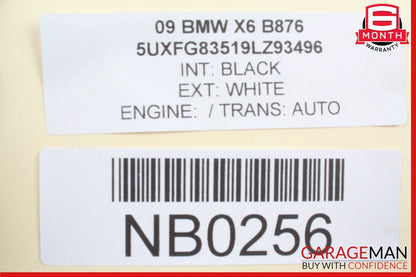 08-10 BMW X6 X5 Front Left / Front Right Headrest 9149537 OEM