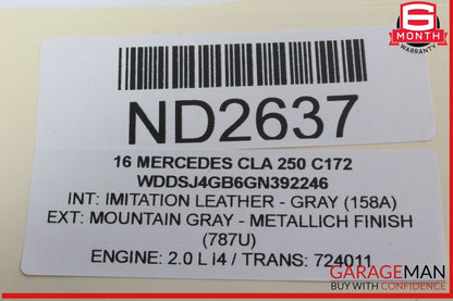 14-18 Mercedes W117 CLA250 CLA45 AMG Rear Left Side Door Window Regulator Motor