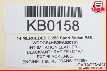 12-14 Mercedes W204 C250 Rear SAM Module Fuse Relay Box Assembly OEM
