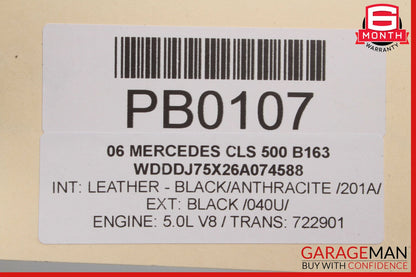 06-08 Mercedes W219 CLS500 CLS550 AMG Right & Left Exhaust Muffler Mufflers OEM