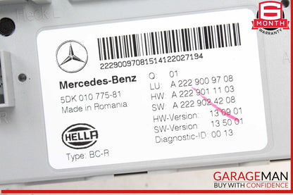 15-18 Mercedes W205 C300 C400 Rear Trunk SAM Control Module Unit 2229009708 OEM