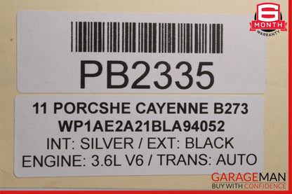 11-17 Porsche Cayenne 958 Front Cradle Support Subframe Sub Frame Cross Member
