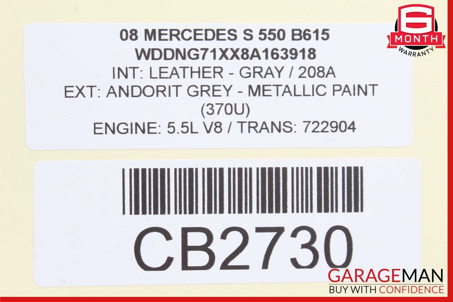 07-14 Mercedes W221 S550 CL550 CL63 Front Left Suspension Lower Control Arm OEM