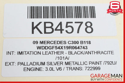 08-11 Mercedes W204 C300 C350 Rear Left Driver Side Exterior Door Handle OEM