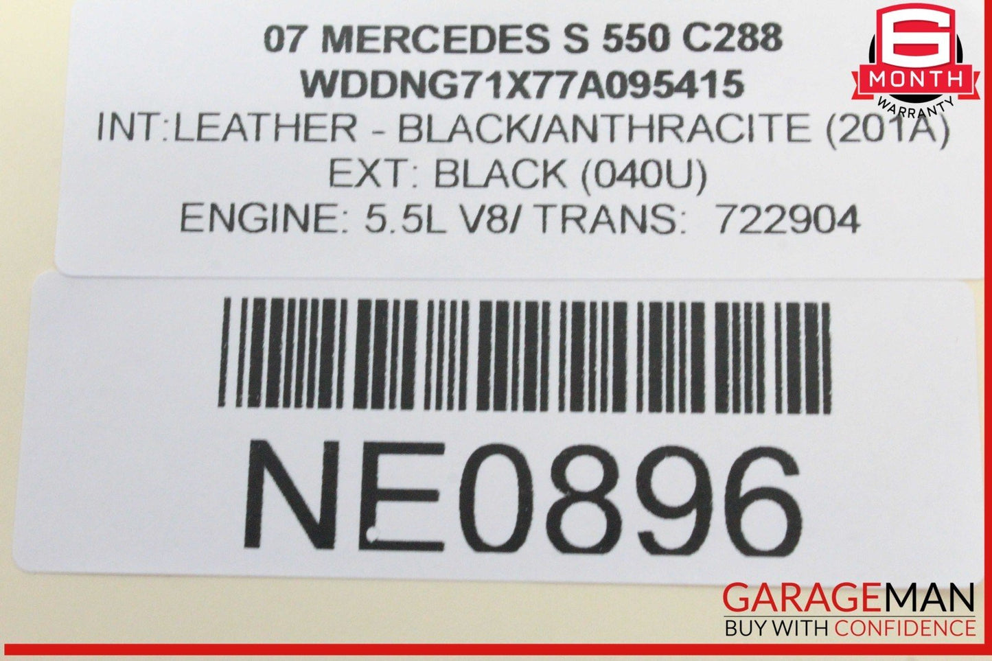 07-13 Mercedes W221 S550 S400 Rear Right or Left Side Door Control Module OEM