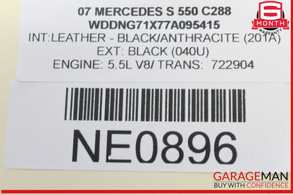 07-13 Mercedes W221 S550 S400 Rear Right or Left Side Door Control Module OEM