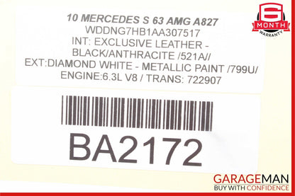 07-13 Mercedes W221 S400 S550 S63 AMG Rear Right Window Regulator Motor Unit