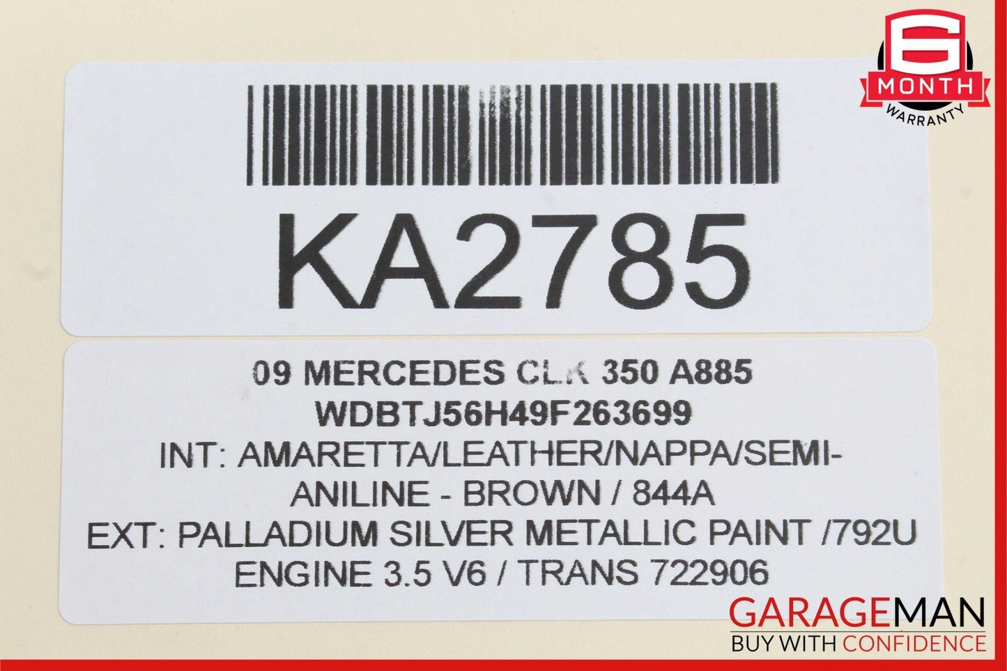06-09 Mercedes W209 CLK350 CLS350 ML350 Bosch Engine Starter Motor OEM