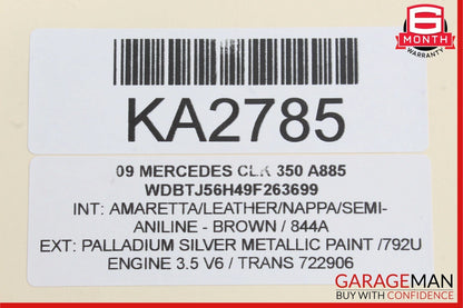 06-09 Mercedes W209 CLK350 CLS350 ML350 Bosch Engine Starter Motor OEM