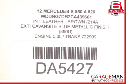 10-13 Mercedes W221 S550 S600 Rear Left or Right Door Loud Sound Speaker OEM