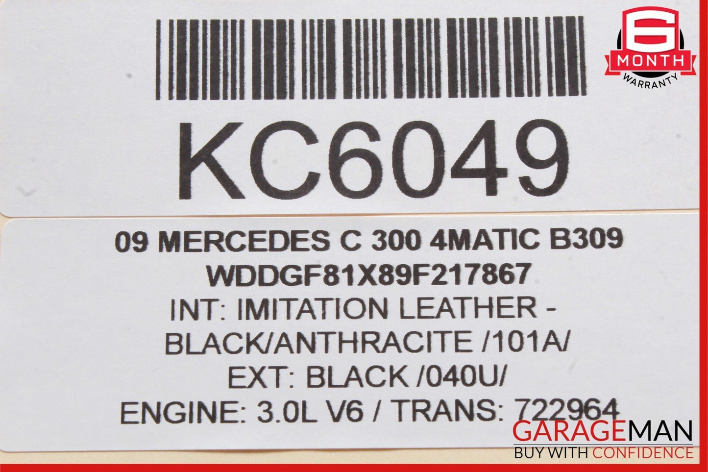 08-11 Mercedes W204 C300 4MATIC Dashboard Screen Display Monitor Cover Black OEM