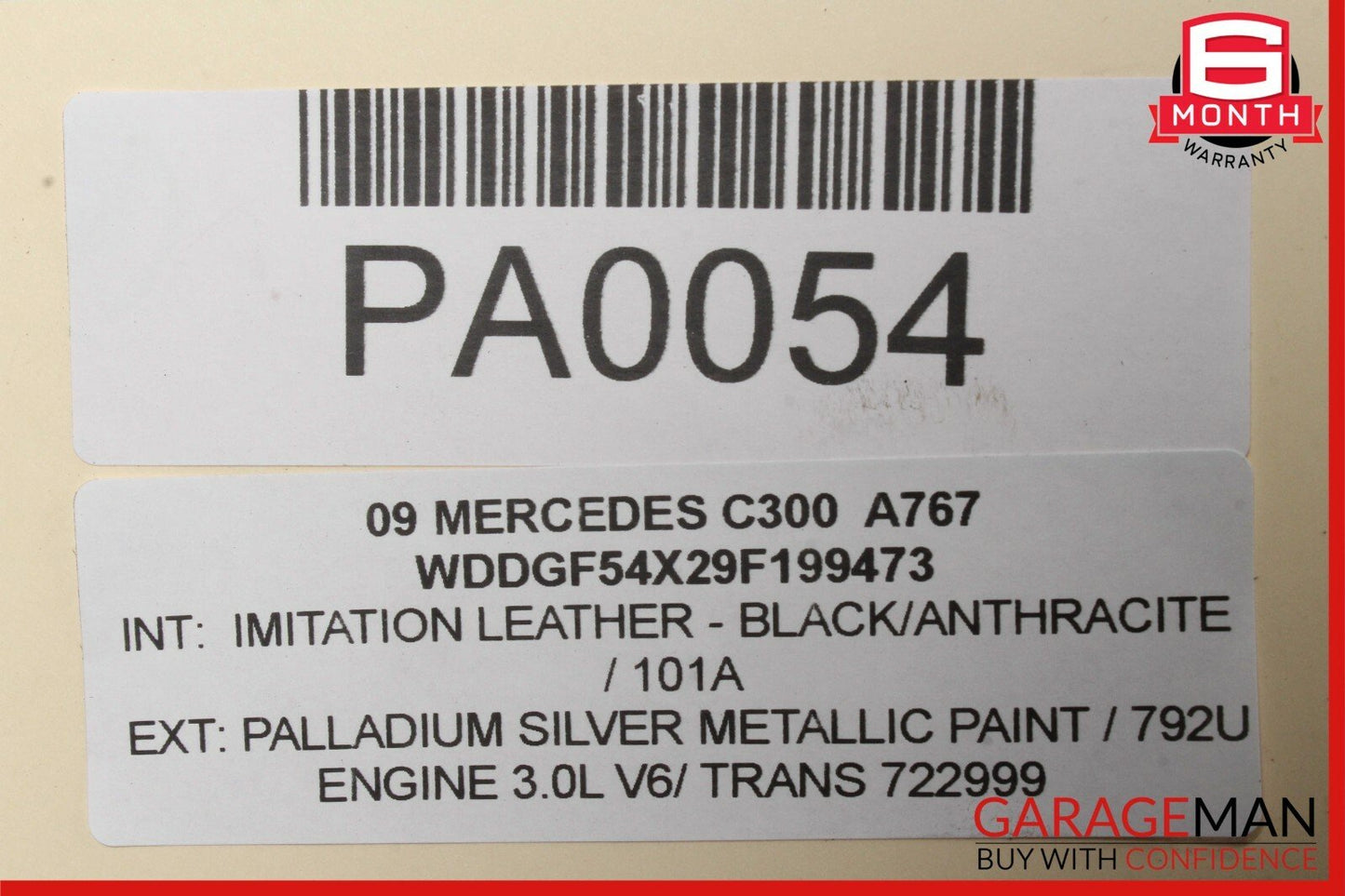 06-11 Mercedes SLK280 C300 RWD 7G Automatic Transmission Assembly 722.999 183k
