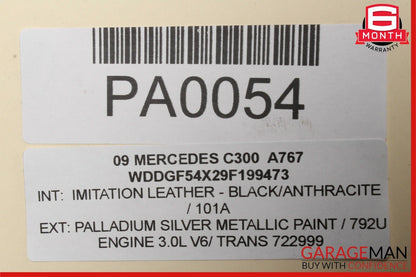 06-11 Mercedes SLK280 C300 RWD 7G Automatic Transmission Assembly 722.999 183k