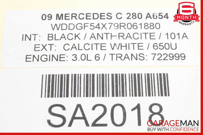 08-15 Mercedes W204 C280 C63 AMG Rear Left or Right Side Upper Control Arm OEM