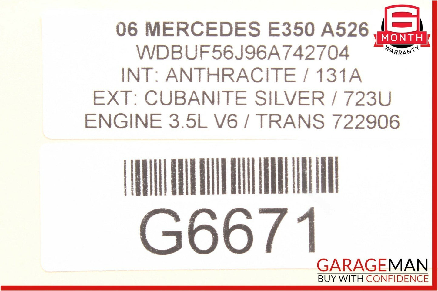 03-06 Mercedes W211 E350 E500 Rear Right Passenger Side Door Control Module Q10