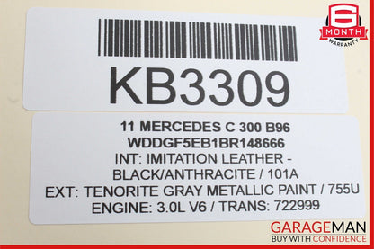 08-14 Mercedes W204 C300 Front Left Side Door Panel Tweeter Speaker Cover OEM