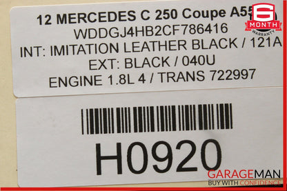 12-14 Mercedes W204 C250 C350 Navigation Command Head Unit DVD CD Audio OEM