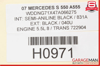 07-14 Mercedes W221 S550 CL550 Voice Language Communication Controller Module