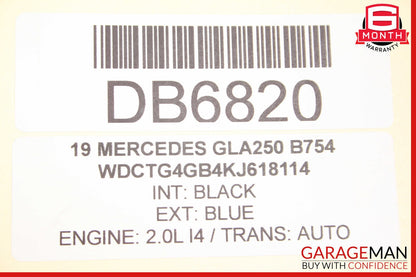 15-20 Mercedes X156 GLA250 Rear Right Side Interior Door Panel OEM