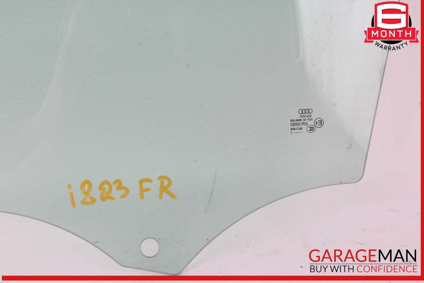 15-18 Audi Q3 Front Right Passenger Side Door Window Glass OEM