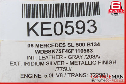 03-11 Mercedes R230 SL550 Front Right Passenger Side Door Lock Latch Actuator
