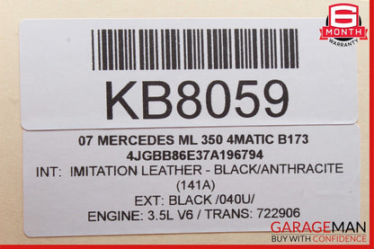 06-12 Mercedes W164 ML350 4MATIC Voice Communication Control Module OEM