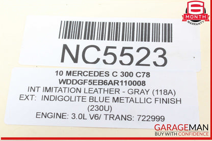 08-14 Mercedes W204 C300 Front Left Bumper Reinforcement Impact Bracket Bar OEM