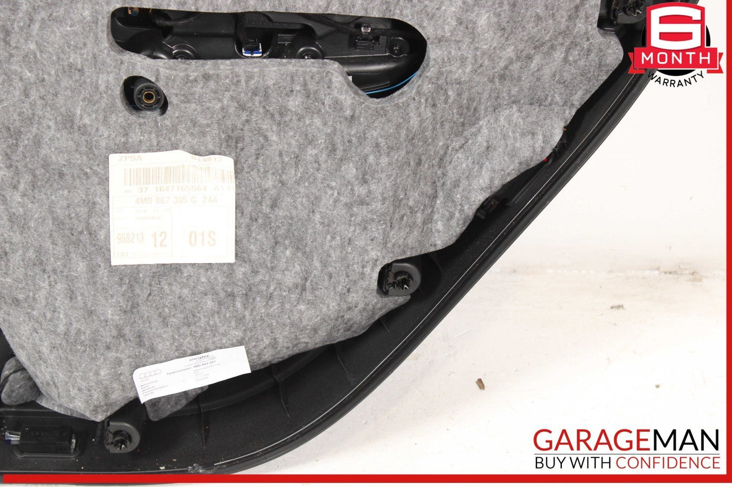 17-19 Audi Q7 Rear Left Driver Side Interior Door Panel Trim OEM