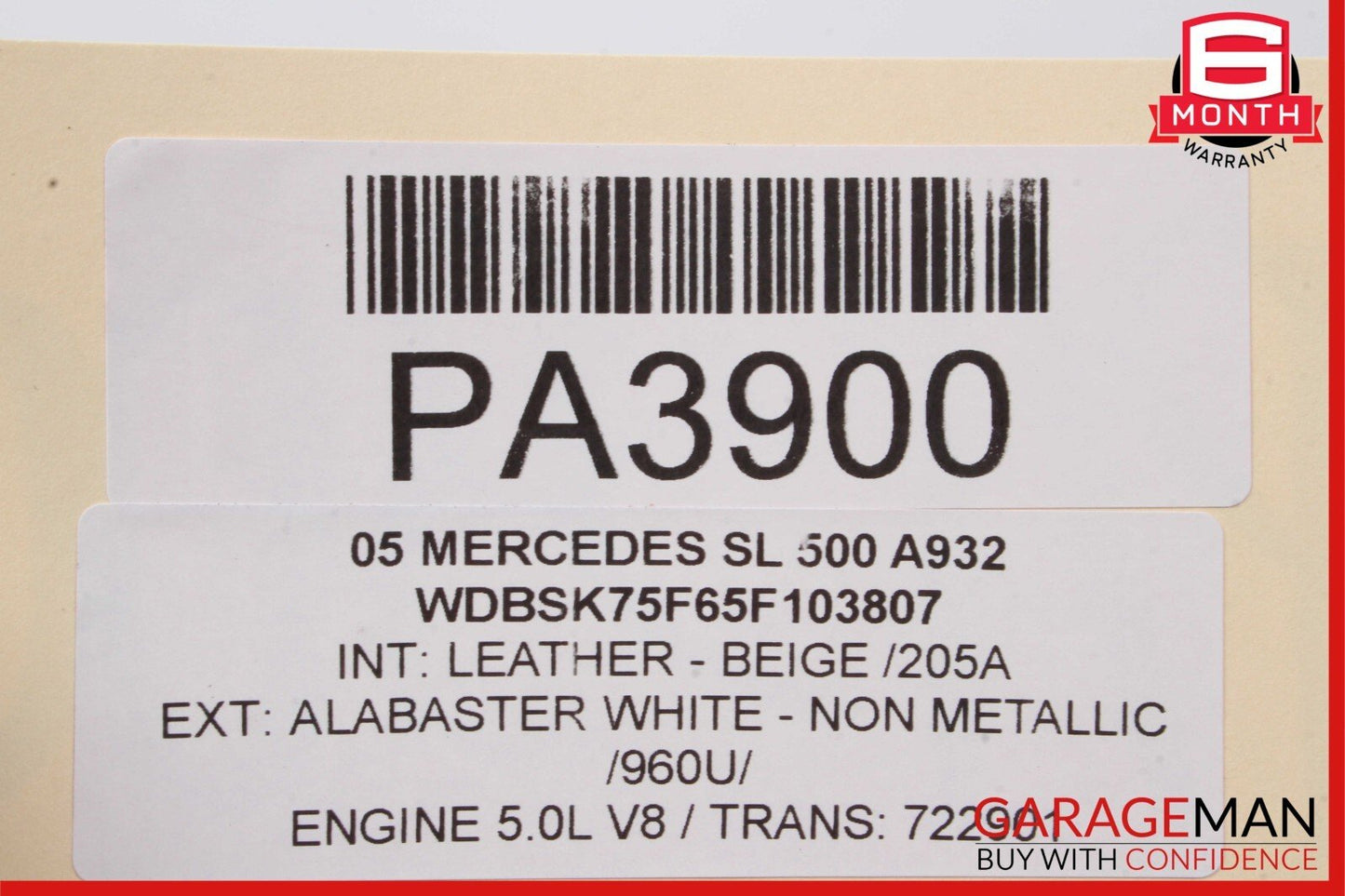 03-12 Mercedes R230 SL500 SL550 SL600 Engine Water Cooling Radiator OEM